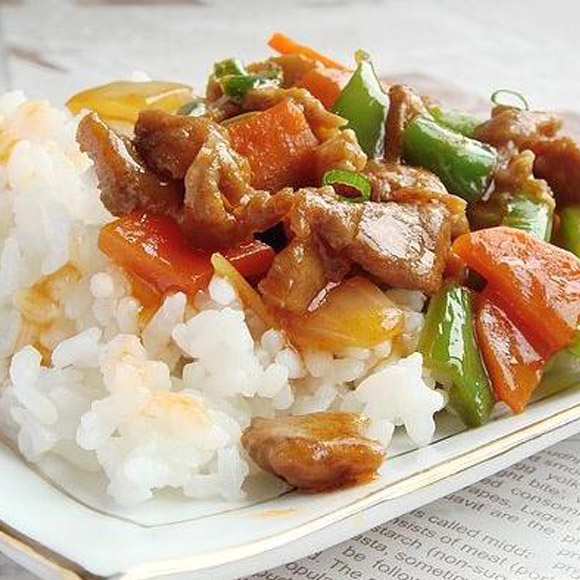 青椒牛肉盖饭