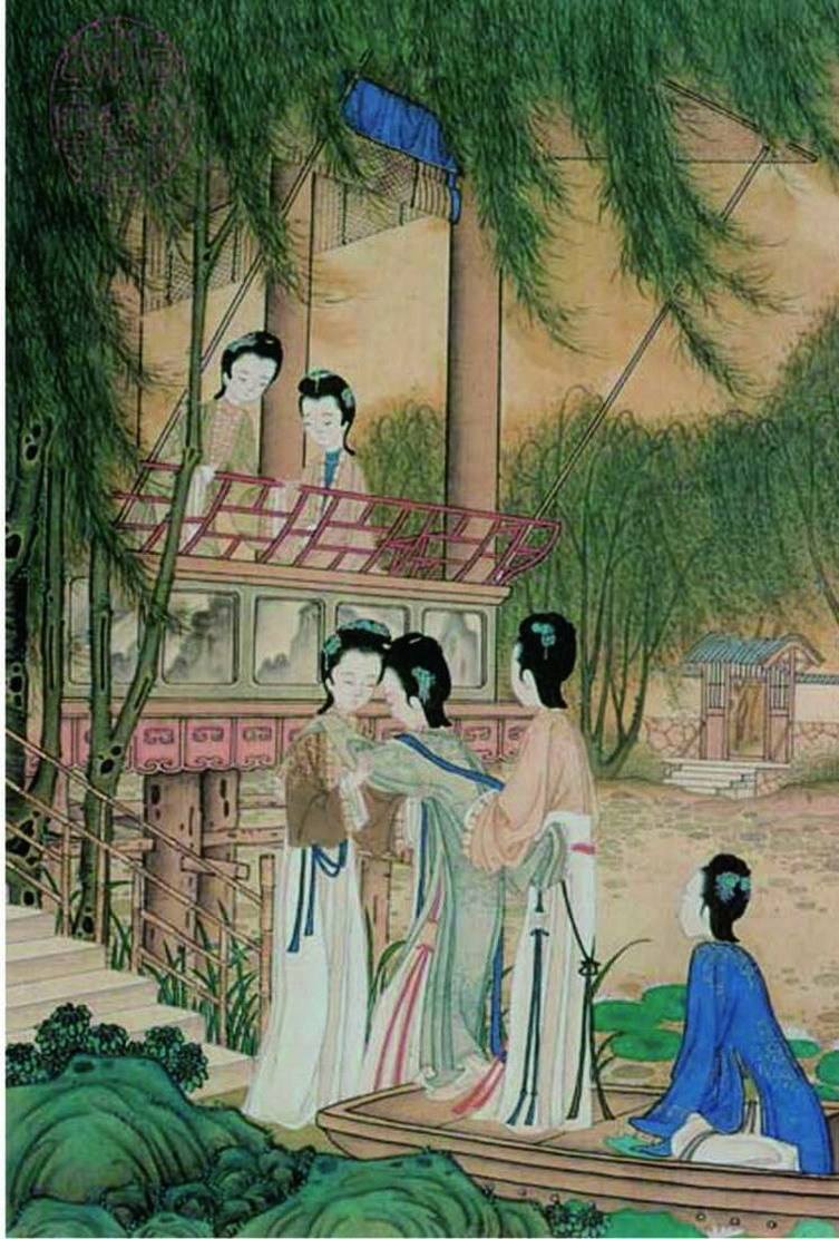 清焦秉贞仕女图
