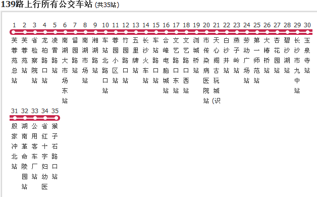 长沙公交139路