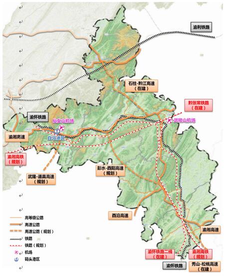 href="/item/重庆五大功能区">重庆五大功能区 /a>域战略中,渝东南