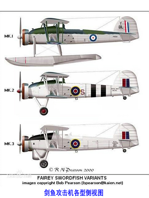  p>剑鱼攻击机(英文:swordfish attack aircraft),是20世纪30年代英国