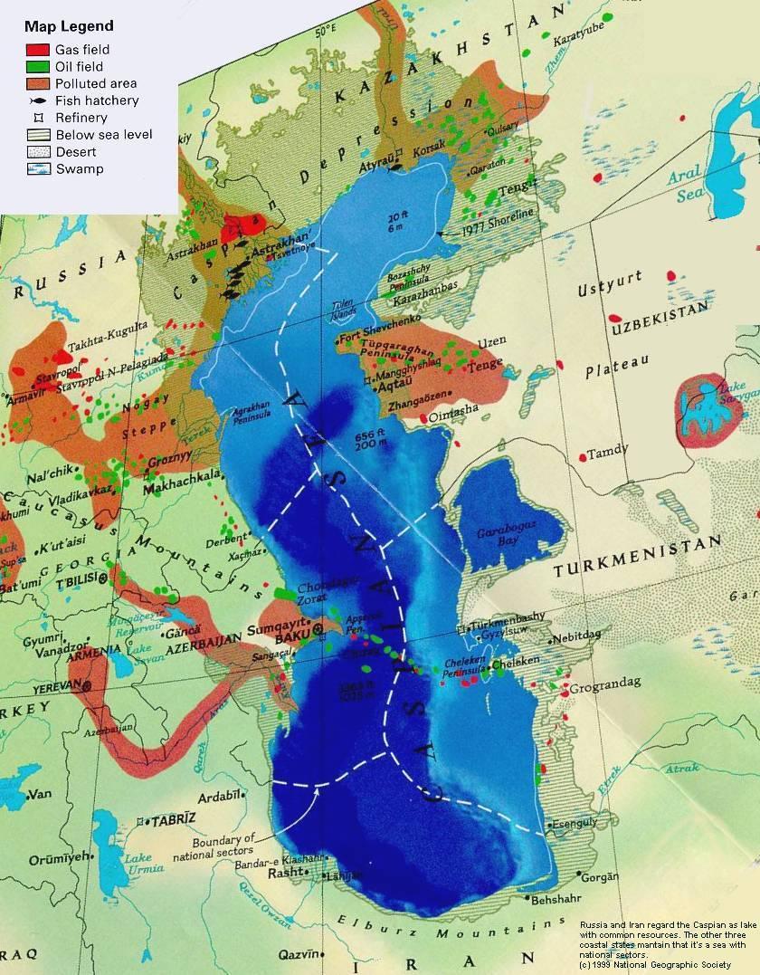  p>里海(英语:caspian sea;俄语:Каспийское море)