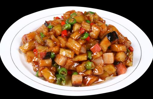 茄子鸡丁
