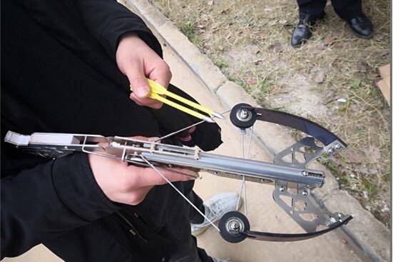  p>m38-1是国内威力最大的可以发射钢珠的一款两用弩!