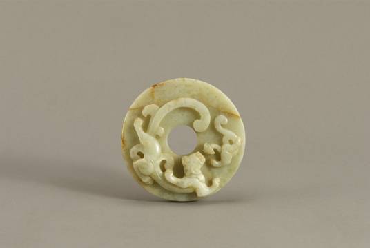 明双螭青玉璧_百度百科