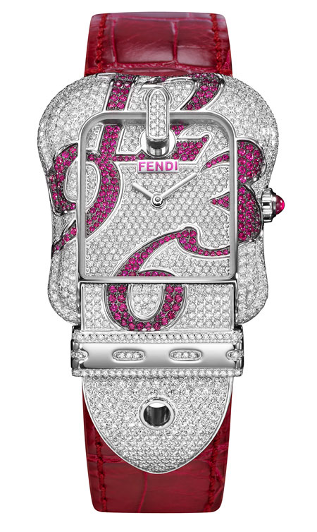 芬迪特别版b.fendi pave腕表