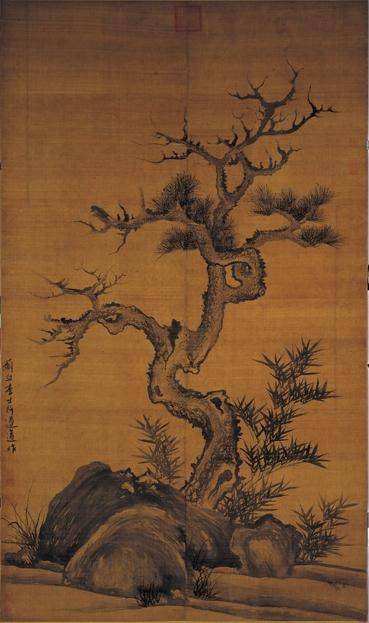 乔松竹石图_百度百科