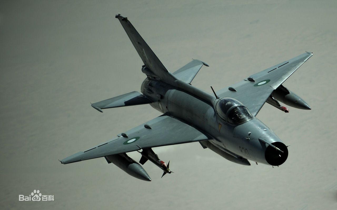 世纪60年代中国沈阳飞机制造厂研制的一型单座单发超音速喷气式战斗机