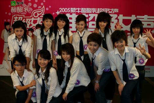 《超级女声》节目现场照