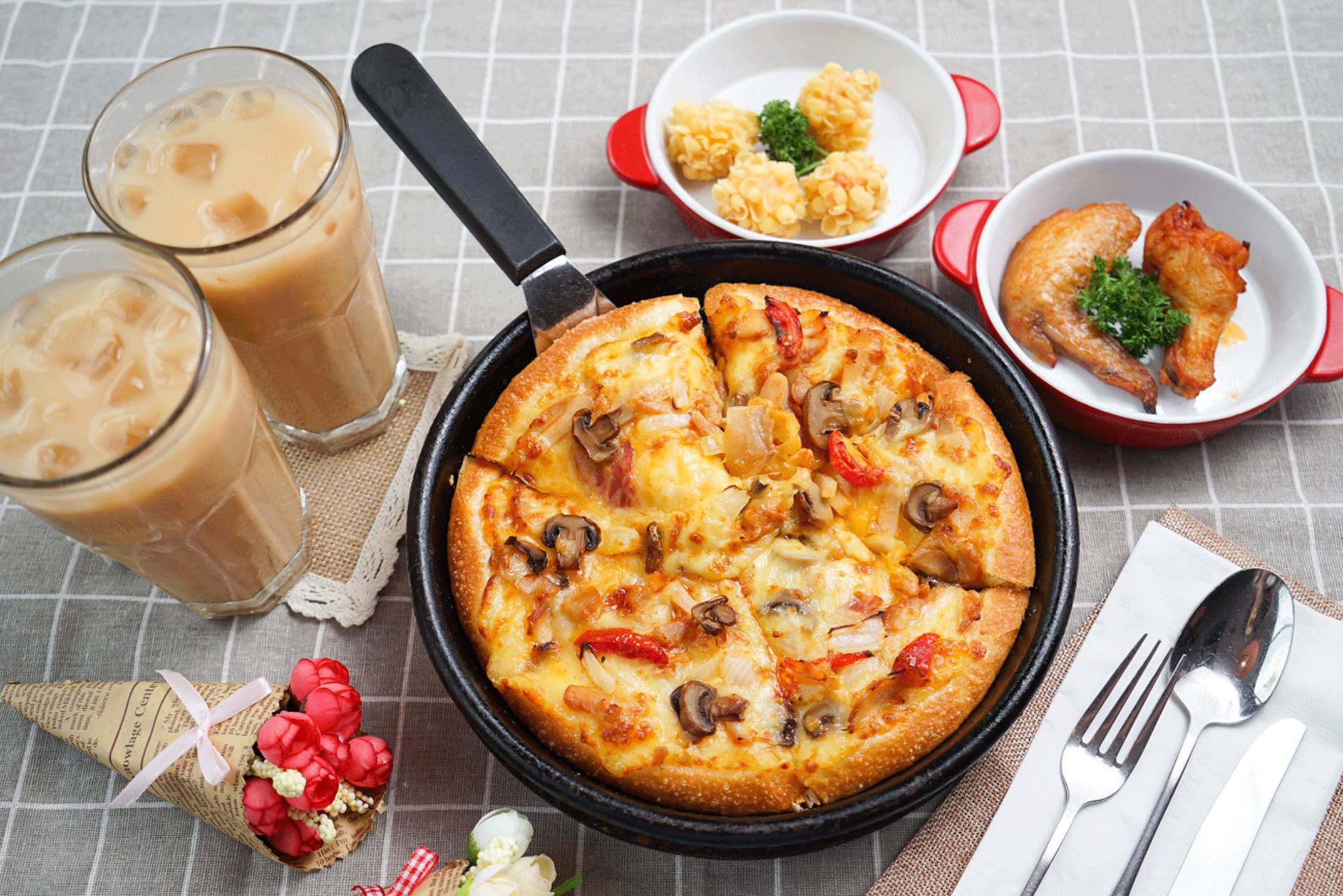 奥尔良烤肉披萨