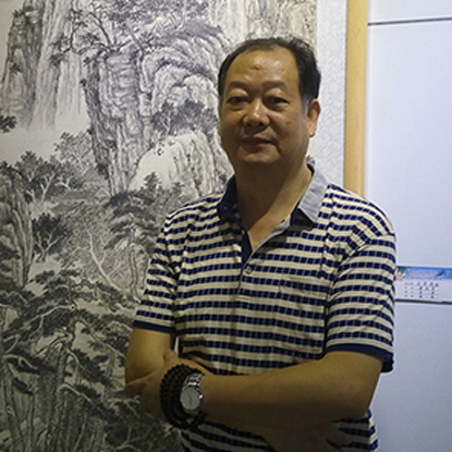  p>梁志勇,1961年出生于广西北流市,广西艺术学院美术专业毕业,2006