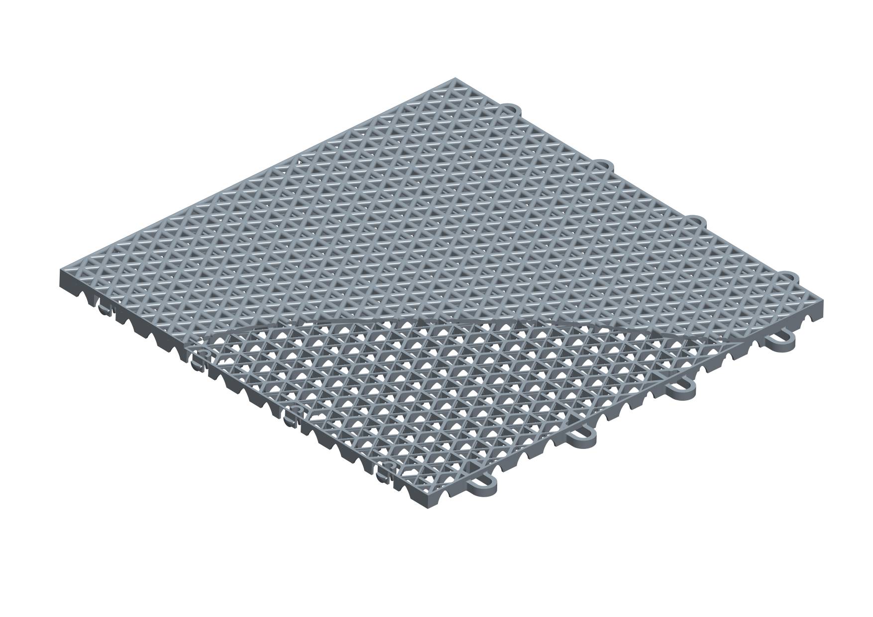 悬浮式拼装地板