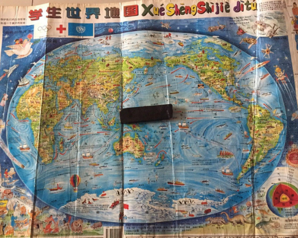 学生世界地图