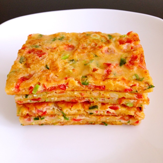 西红柿鸡蛋煎饼