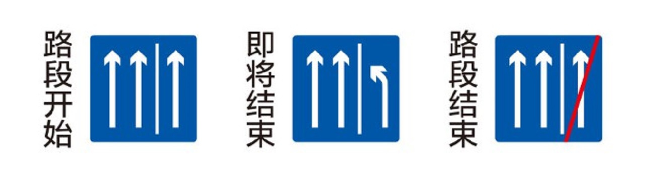 硬路肩允许行驶标志