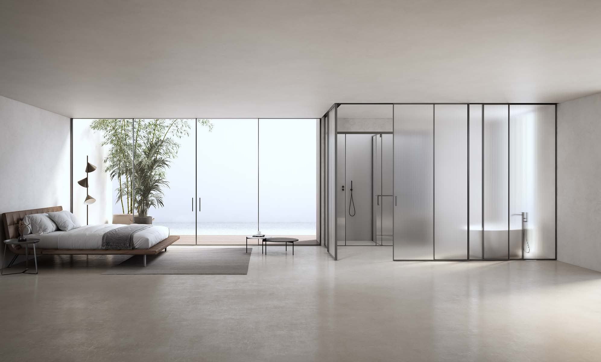 德立开放式浴室