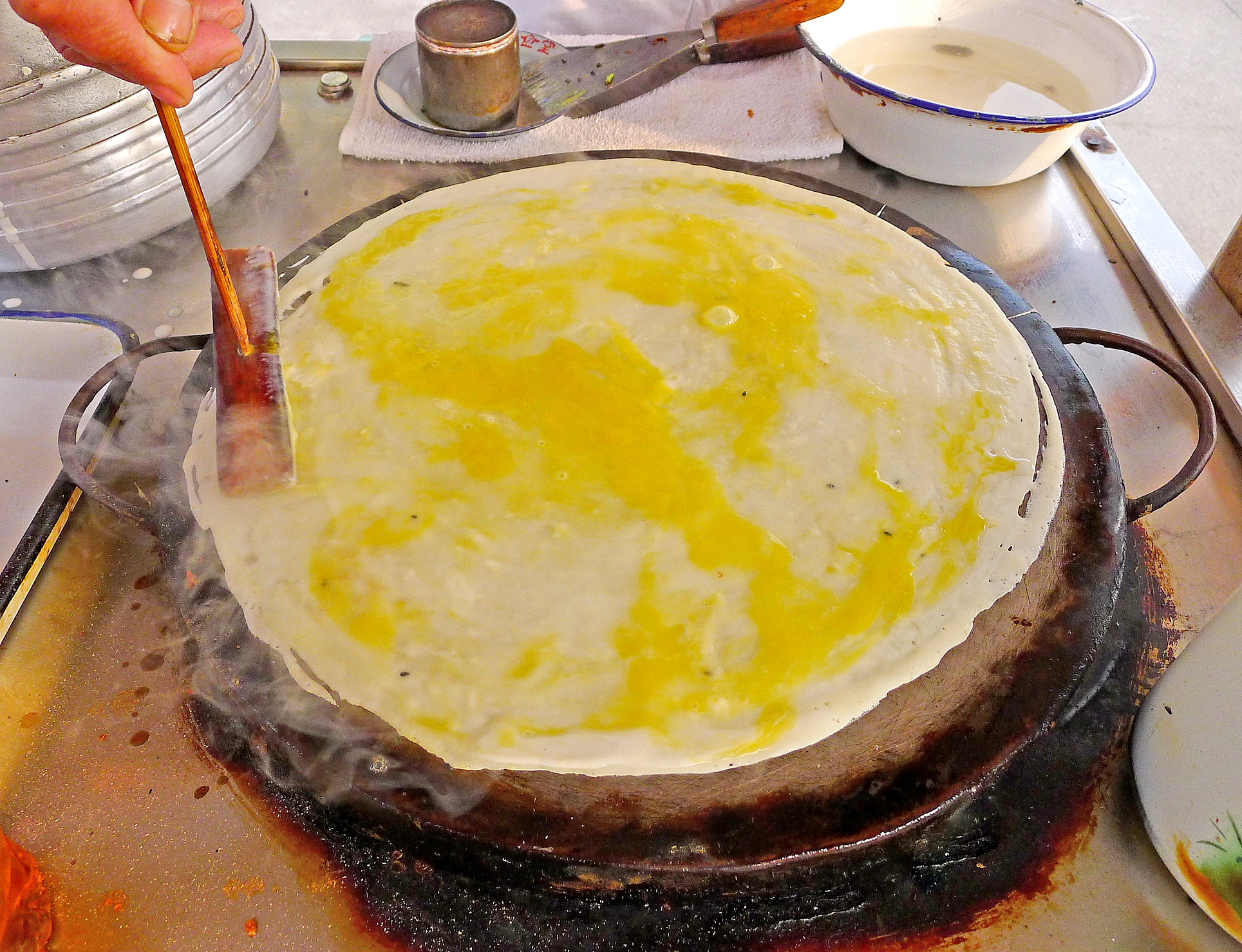 葱花鸡蛋面粉煎饼