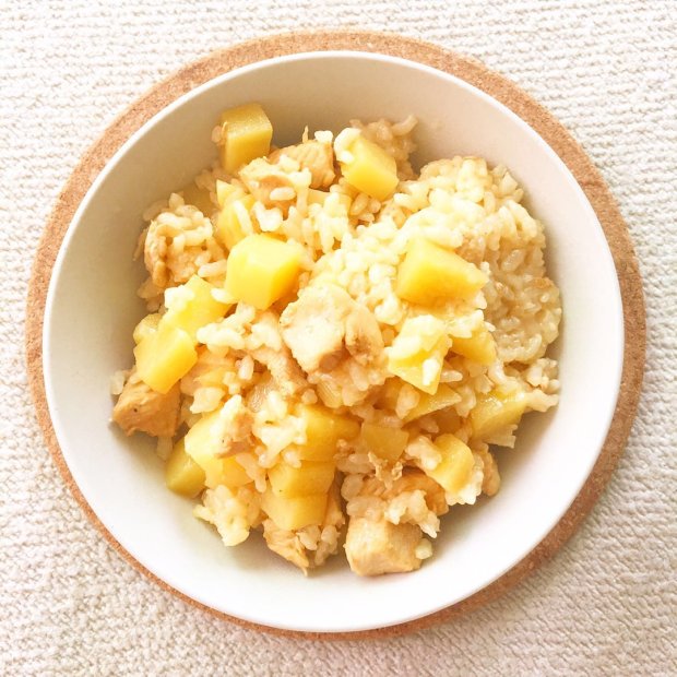 土豆拌米饭