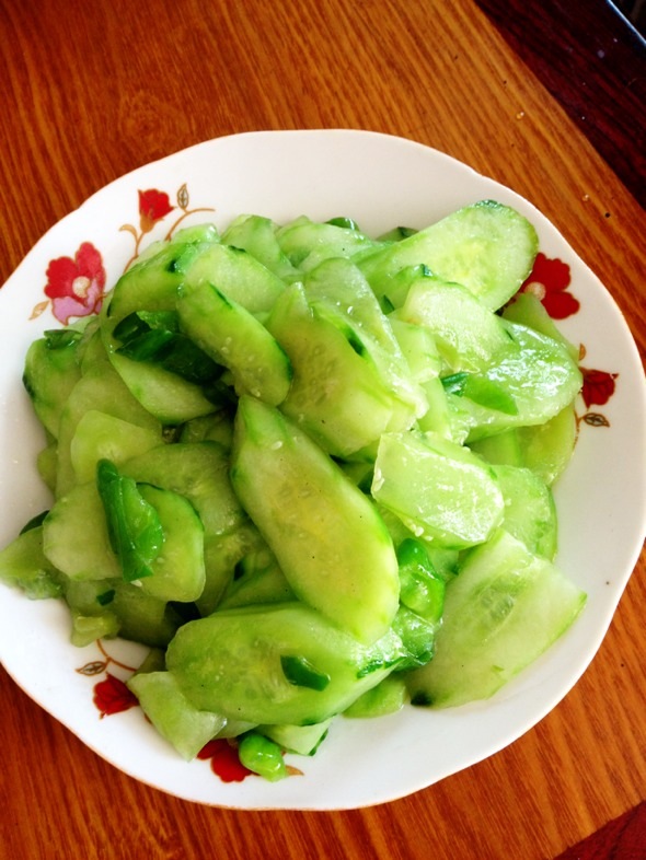 湖南菜炒黄瓜片