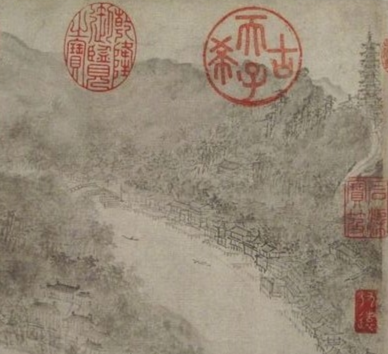 《西湖图》是传为南宋 a target="_blank" href="/item/李嵩/27023"