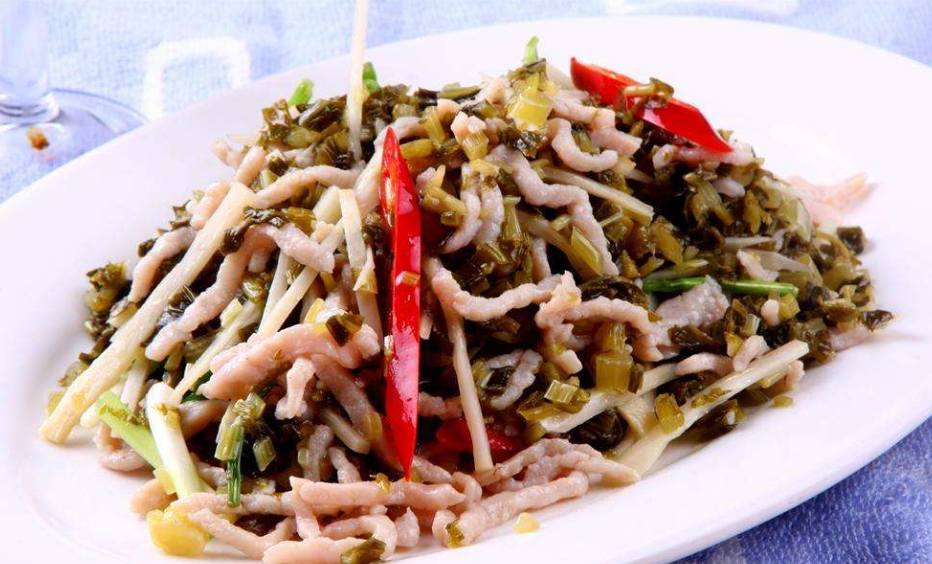 咸菜炒肉丝