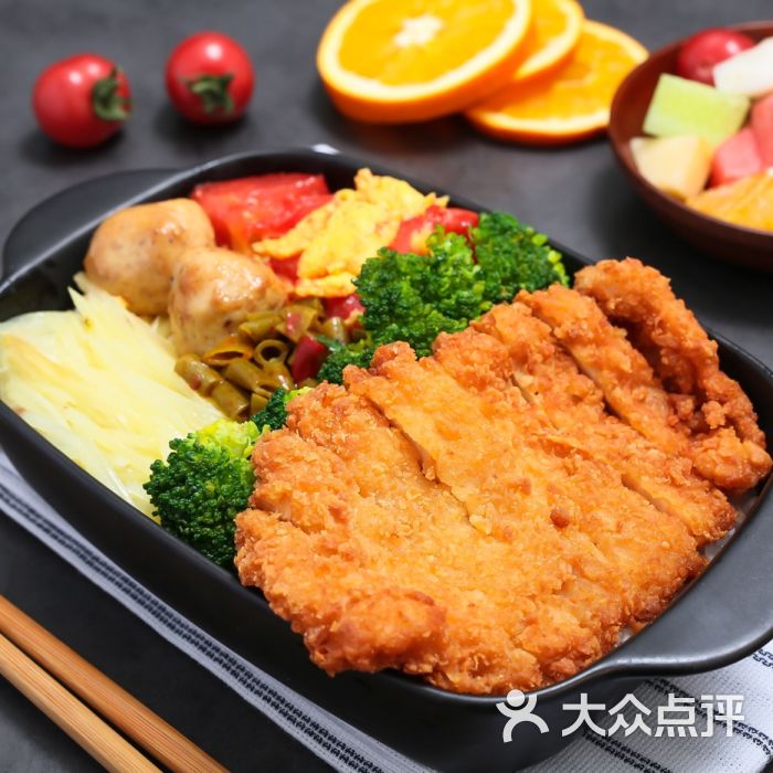 干煎鱼排饭