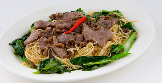 牛肉生菜炒米粉