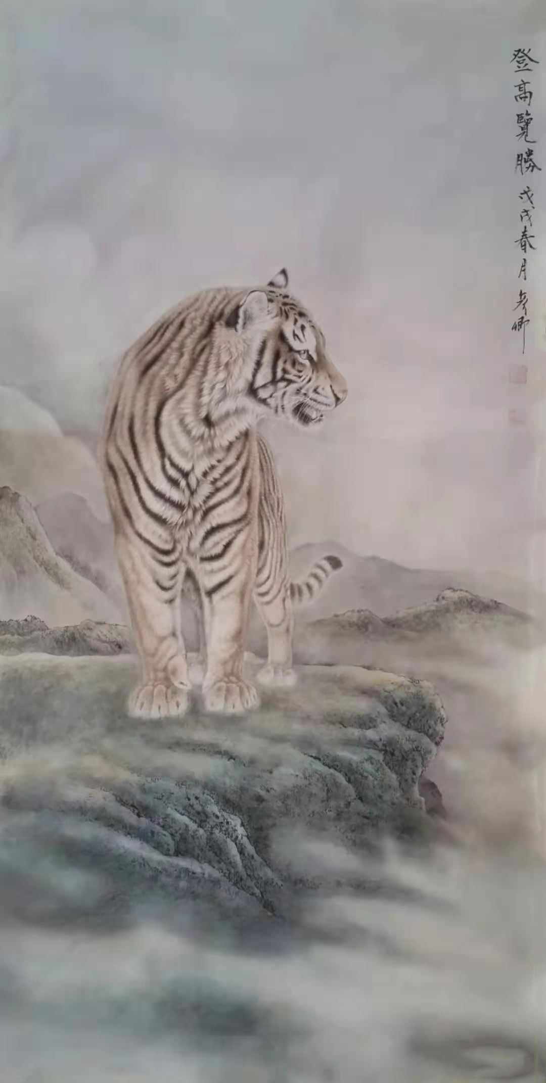  p data-id="gnbicg85tb">肖彦卿,男,一位农民画家,被称为中国"画虎第