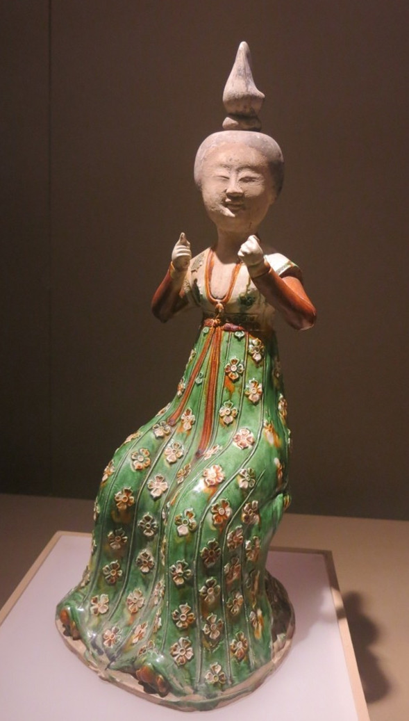 三彩女坐俑_百度百科