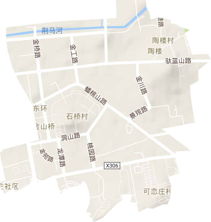 <p>金山桥街道的电子地图