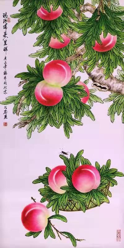新文艺群体书画家工作委员会委员,被尊为"建筑工人的画师","寿桃 span