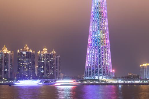 珠江夜游海心沙西区码头