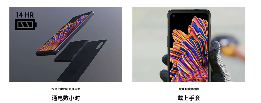 军工规格的三星Galaxy XCover Pro内置原生壁纸分享_百科TA说