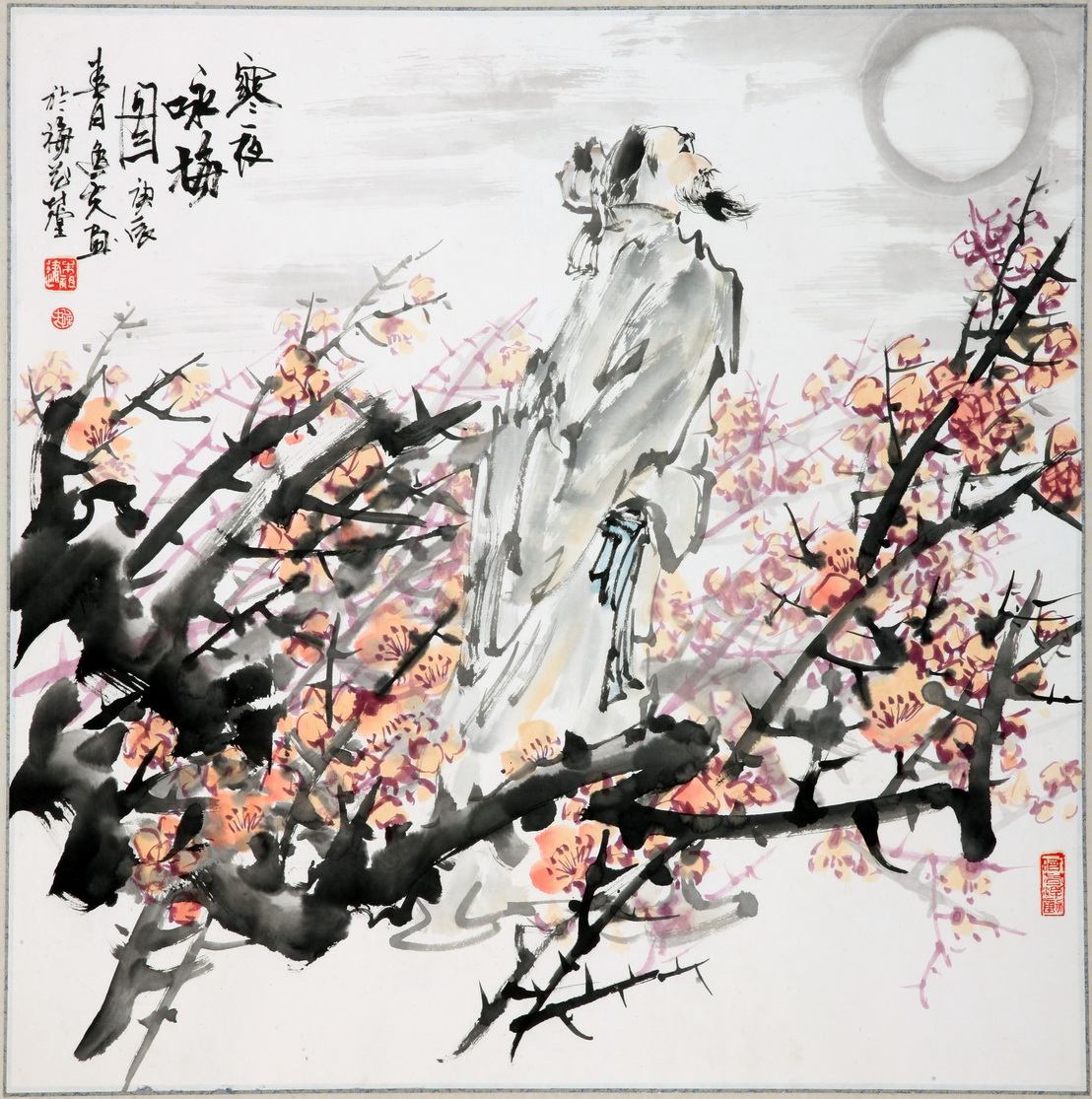  p>朱祖建,来自书画之乡浦江.