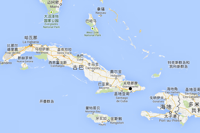  p>关塔那摩属于古巴地区,气候类型为热带草原性气候. /p>