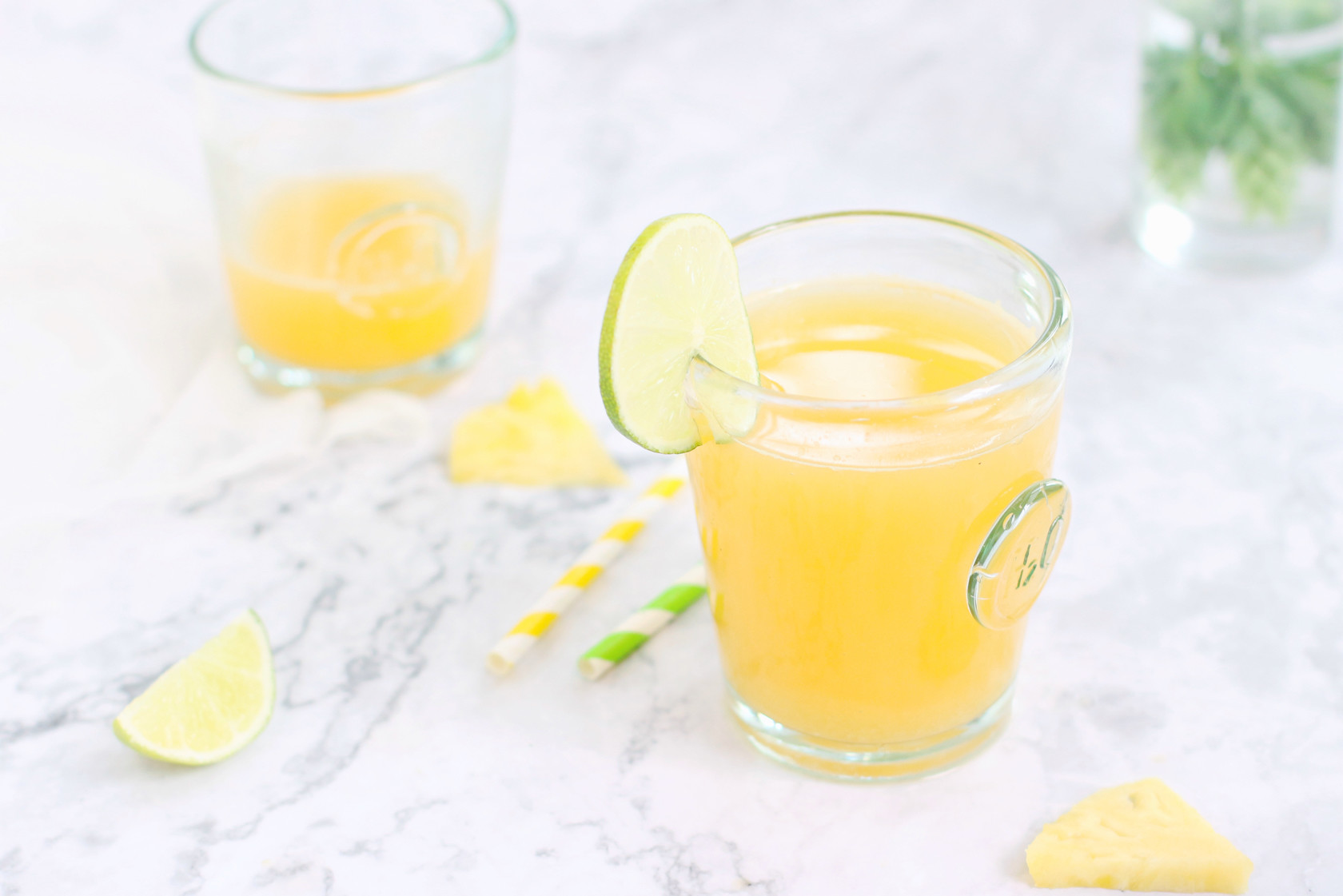 凤梨霜汁鸡尾酒