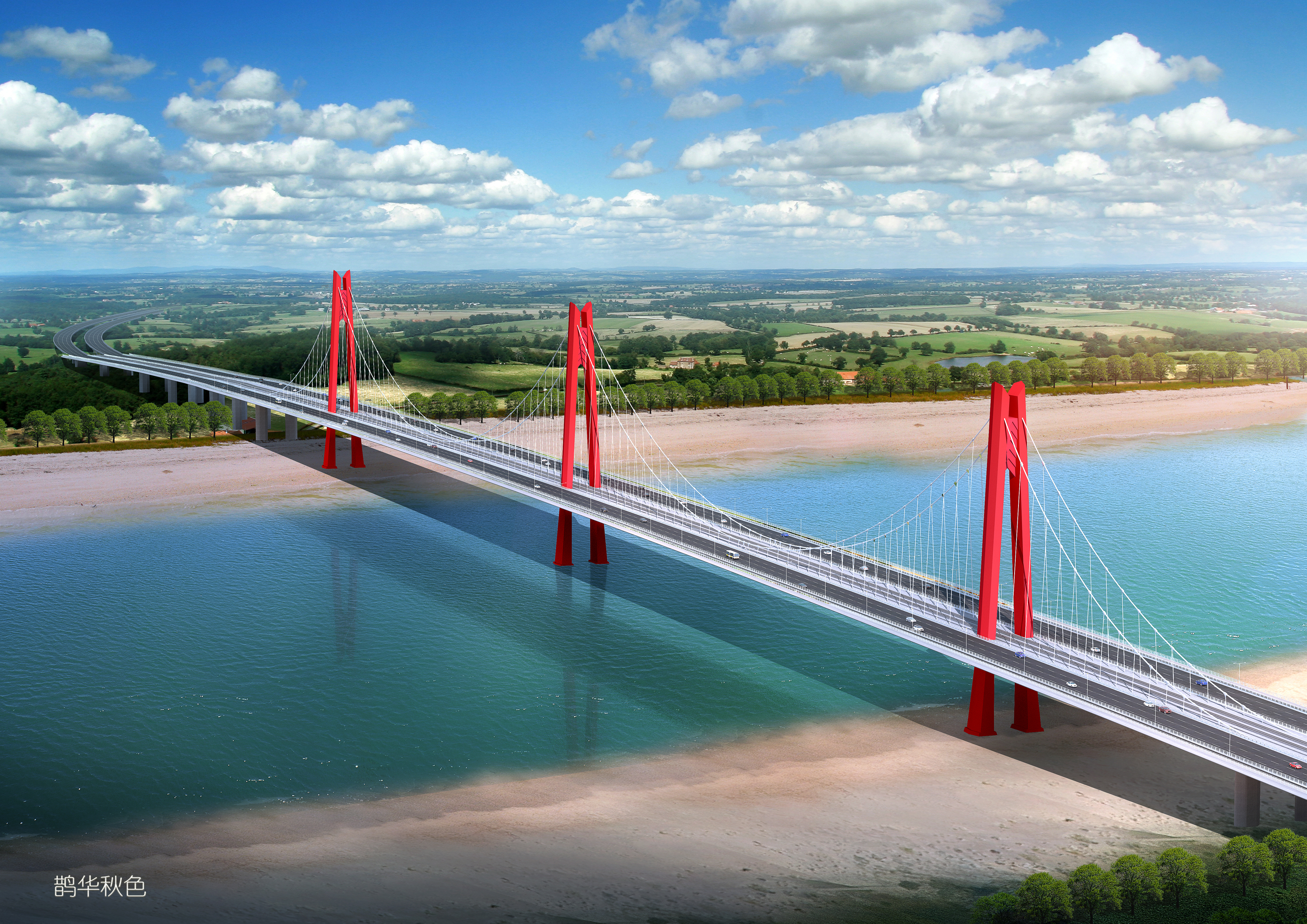 是济南市凤凰北路北延之后的跨越黄河通道,是济南市"十二桥一遂"过河