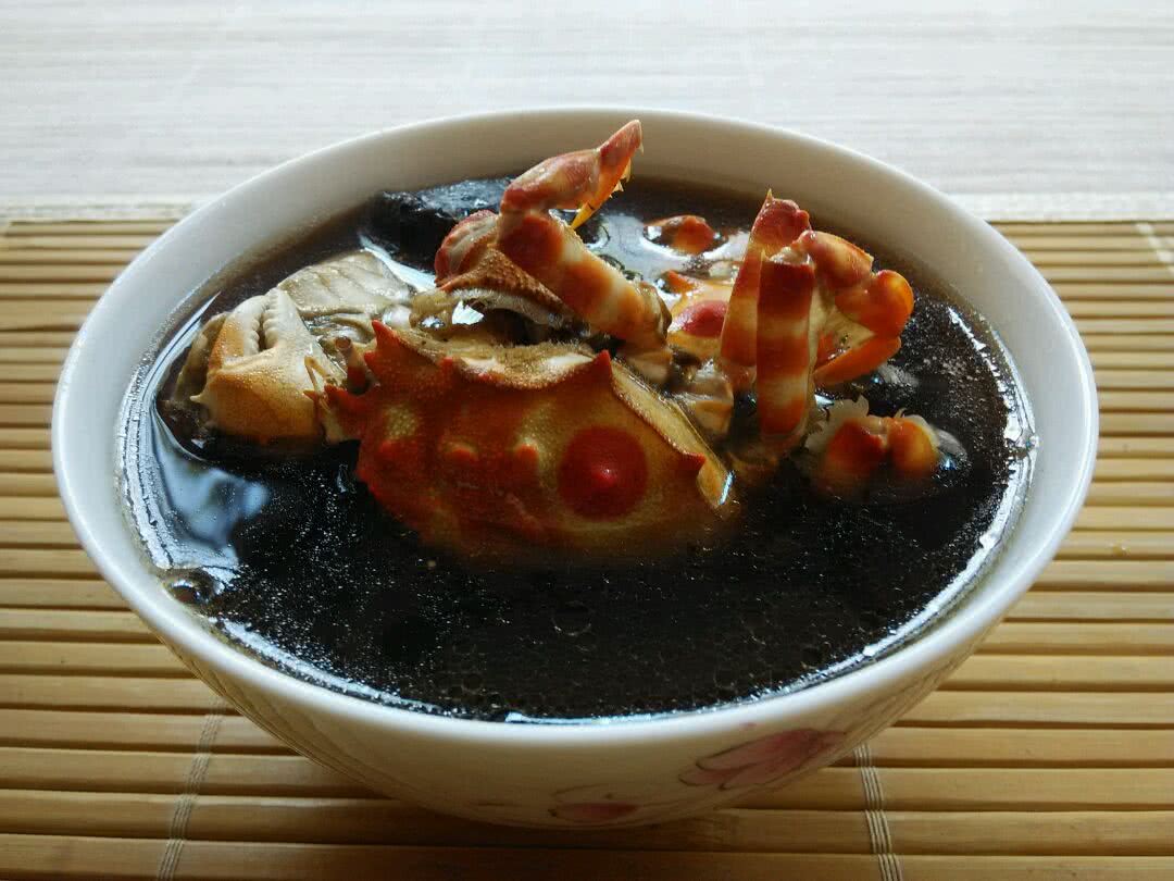 生地水蟹汤