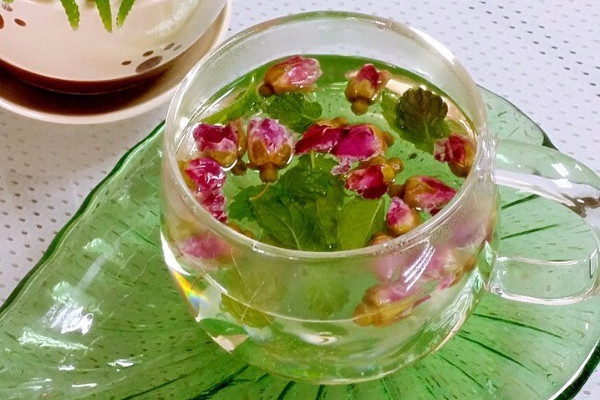 玫瑰薄荷茶