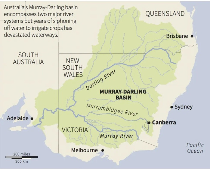 " data-lemmaid="146759">澳大利亚 /a>最长,也是最大的一条河流,发源