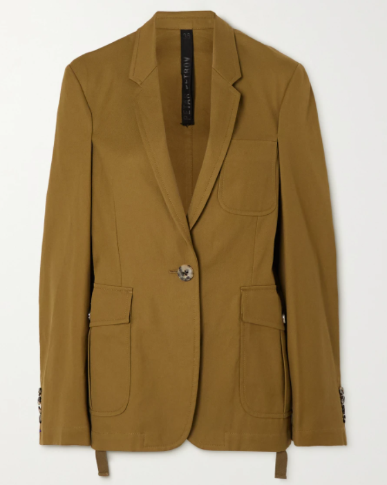 irma纯棉华达呢西装外套