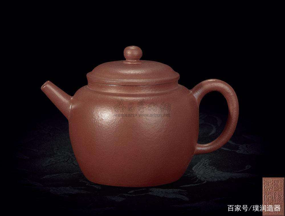 珍品・旧蔵】E639詩文巨輪珠紫砂壺 在銘 金士恆 清時代/紫砂 煎茶道具