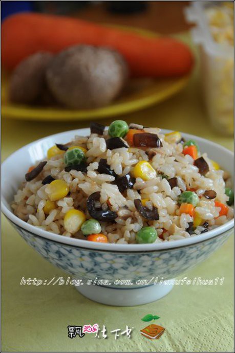 海参杂蔬炒饭
