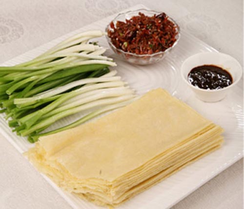 大葱卷煎饼