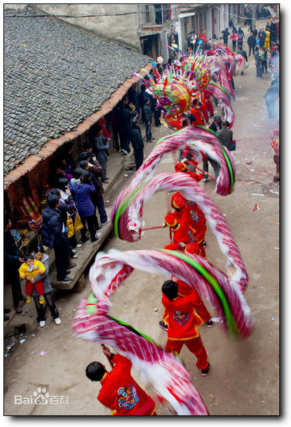 杨店龙灯一直是湖北孝感地区龙舞文化中的佼佼者,因其龙头巨大故又称