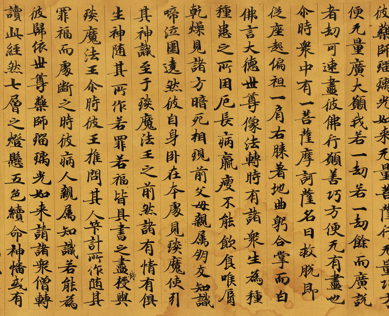  p>药师琉璃光如来本愿功德经简称《药师经》.