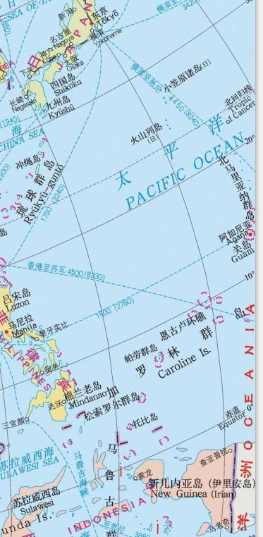  p> b>菲律宾海 /b>(英语:philippine sea):菲律宾东方和北方那个巨大