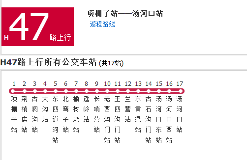  p>北京公交h47路是一条公交线路,隶属于北京八方达客运有限责任公司