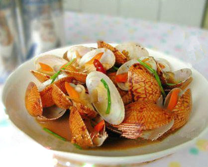 芥兰酱爆芒果贝