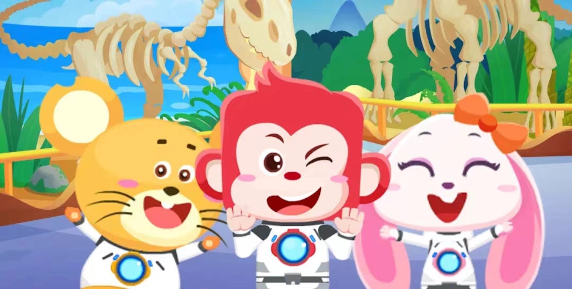  p>火花三小只是由方块猴,三角兔,圆圆鼠三名成员组成,是火花思维根据